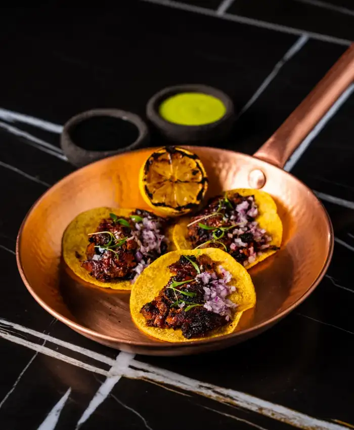 Taco de trompo Wagyu